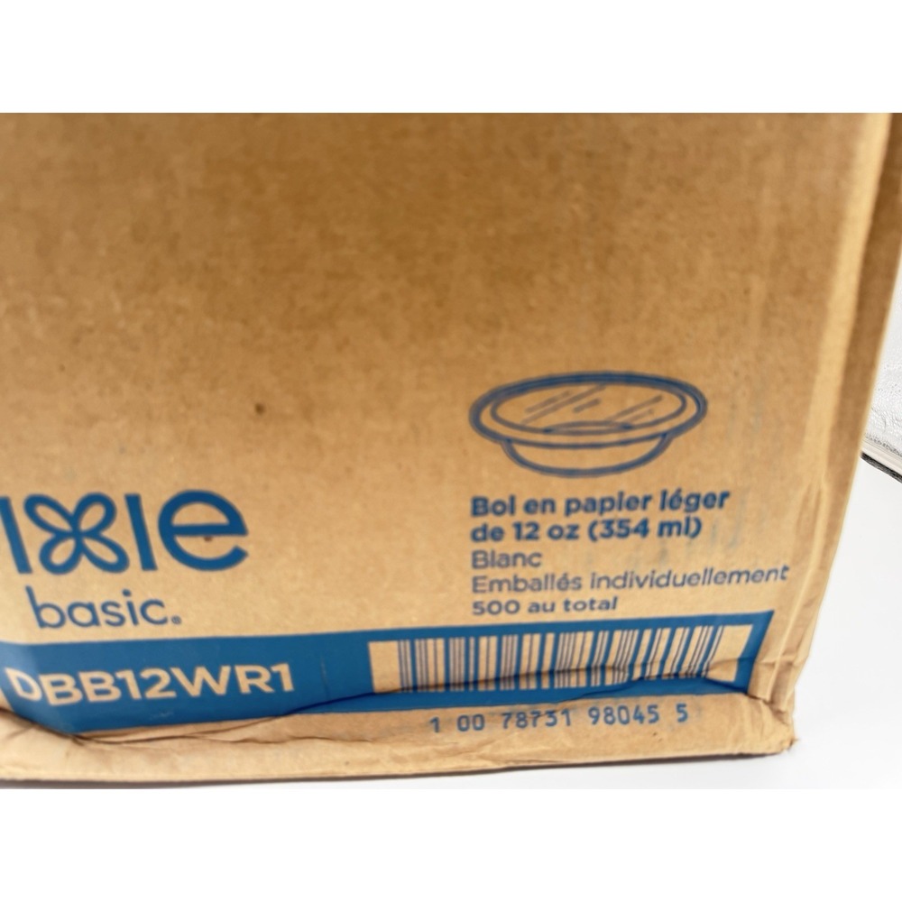 Dixie Ultra 12 Oz Heavy-Weight Paper Bowls by GP PRO, Pathways Design, 500 Count - Picture 2 of 5